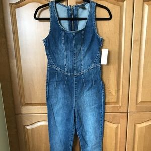 Guess denim scoop neck jumpsuit